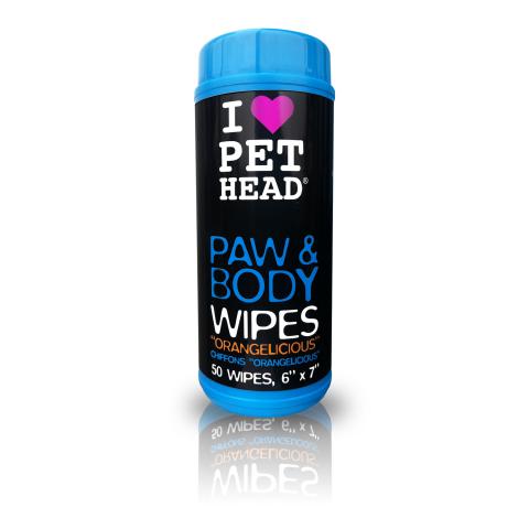 PET HEAD Paw & Body Wipes - Orangelicious